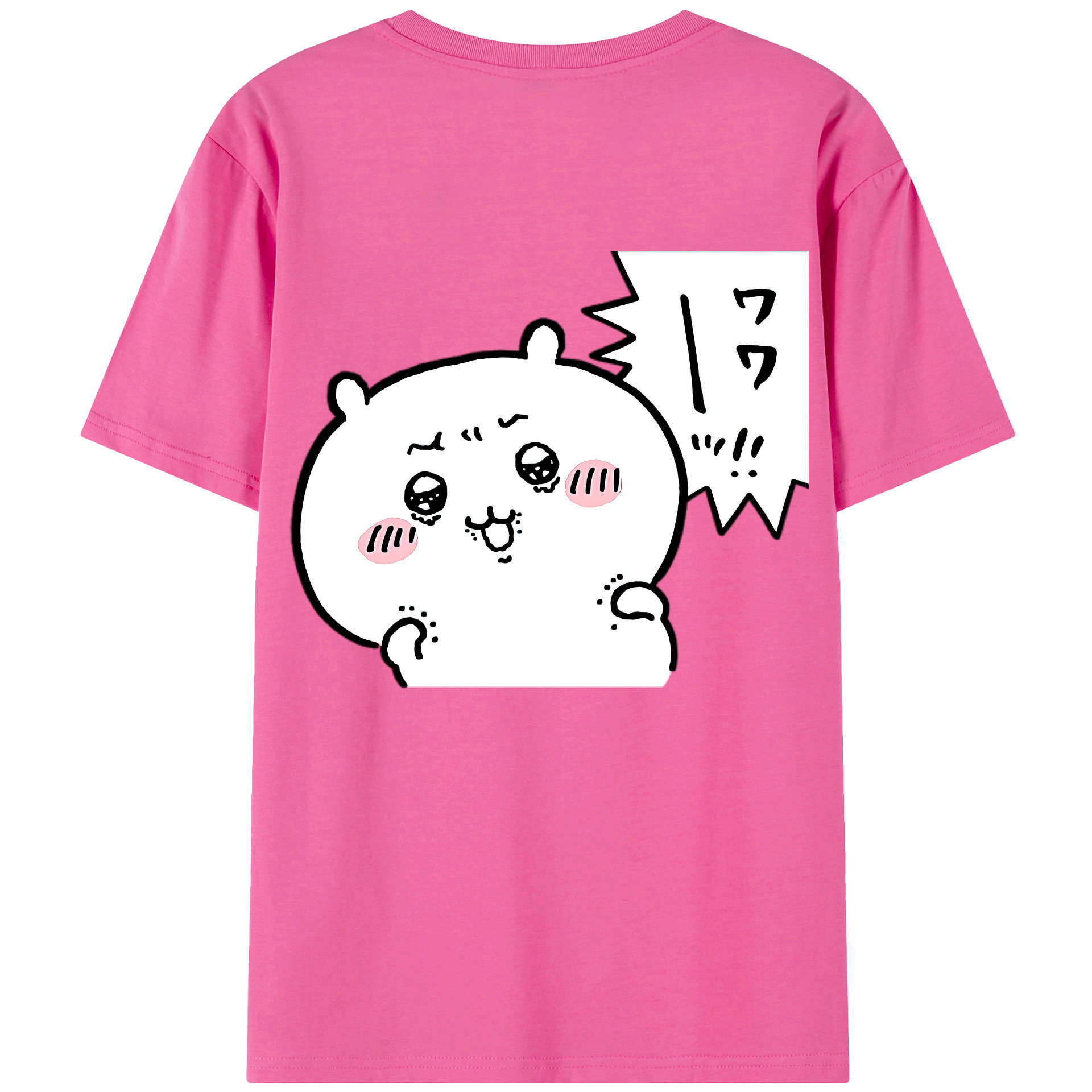 （画像用） ちいかわ ちいかわ Chii-kawa chiikawa レディース半袖Tシャツ(バックプリント)